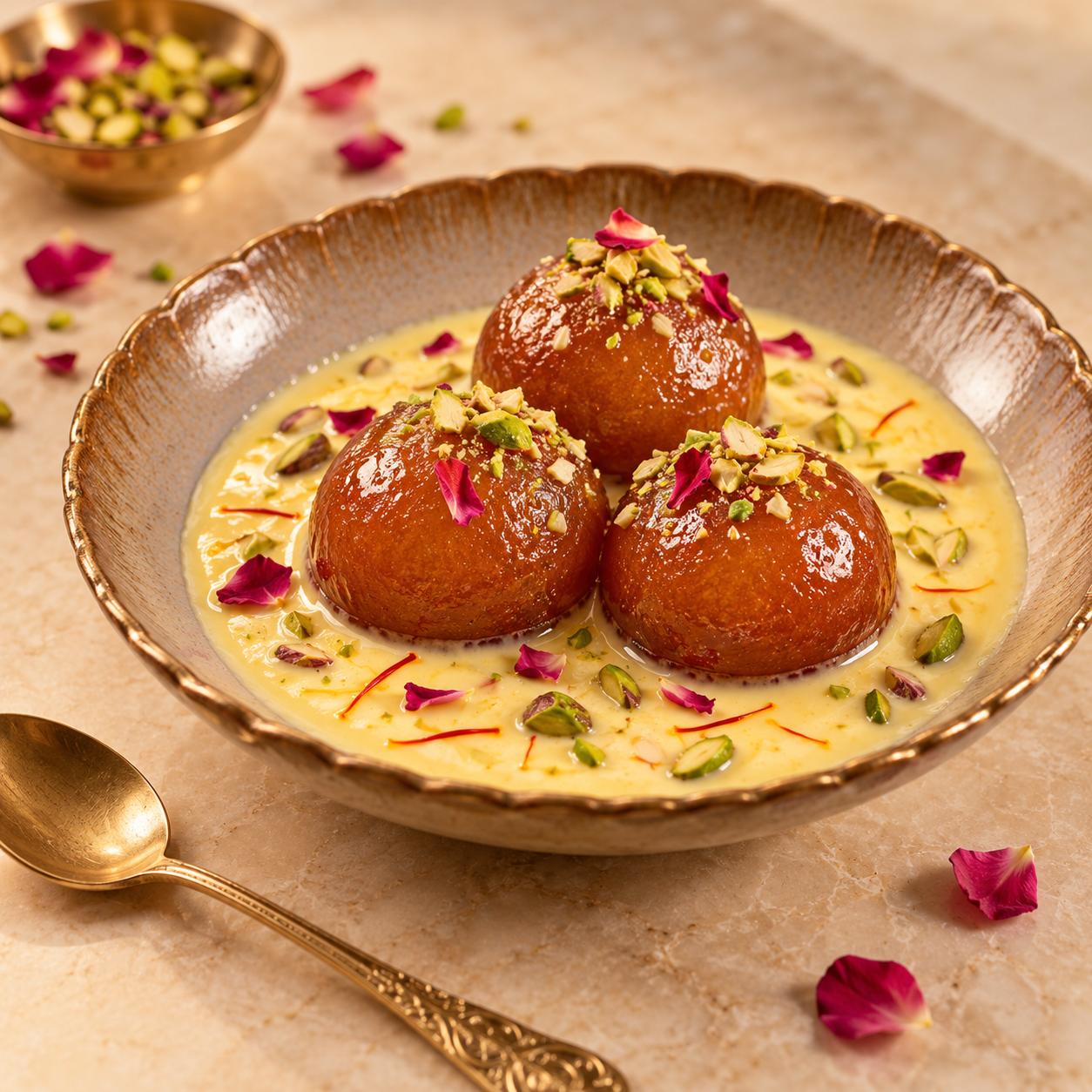 Indian dessert to finish a shared meal