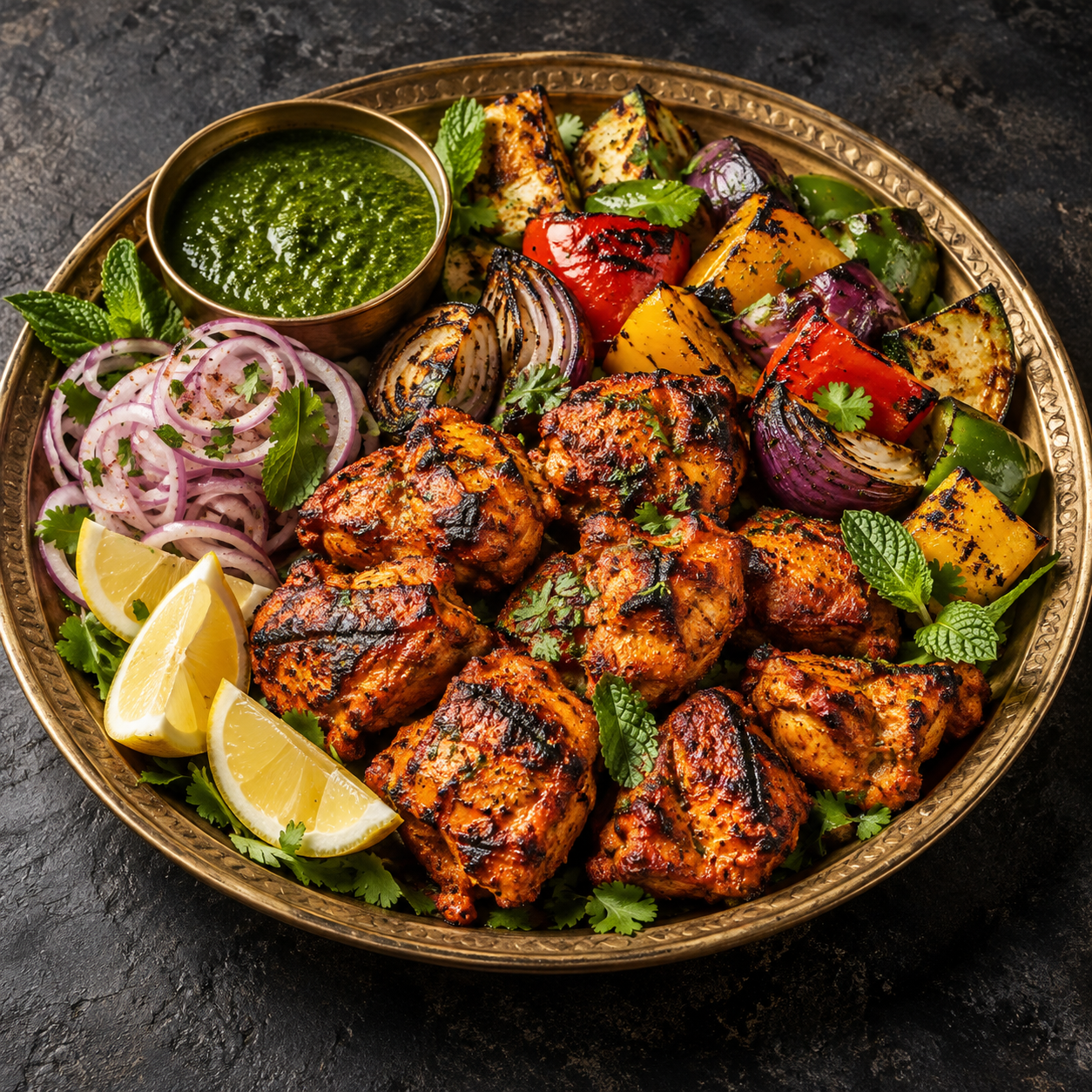 Desi Vibes tandoori platter